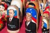 Putin and Trump as Russian dolls